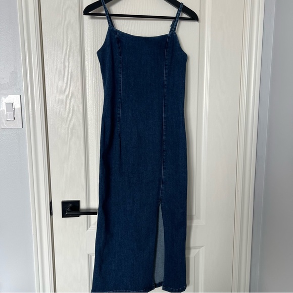 Dynamite Dresses & Skirts - Dynamite Dark Blue Denim Dress